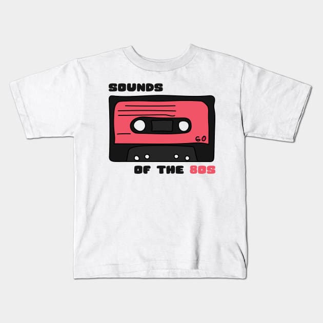 Sounds of the 80s Kids T-Shirt by abstractsmile